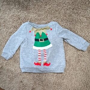 Infant Christmas holiday sweat shirt